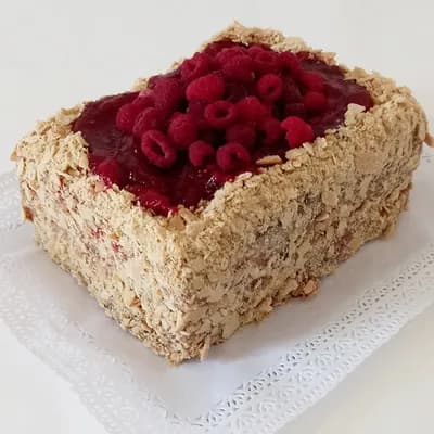 Torta Vegana 15 personas, Hojarasca Manjar Frambuesa