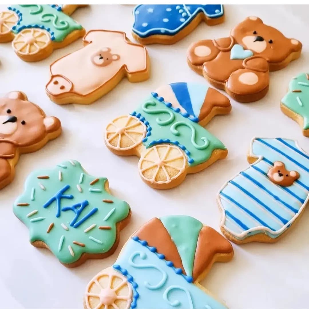 Docena de galletas personalizadas BabyShower — Foto 3
