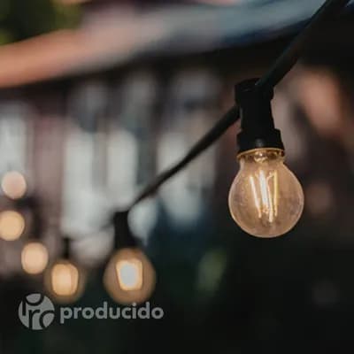 Metro adicional Guirnaldas LED para Eventos