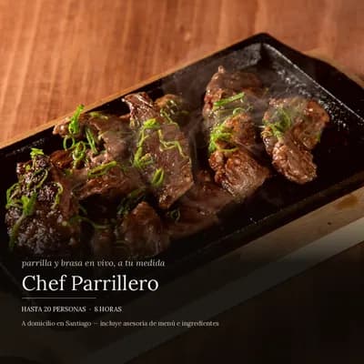 Chef Parrillero — Parrilla en Vivo