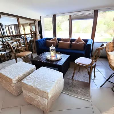 Lounges formales para recinto techado-Azul