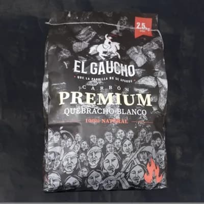 Carbón Quebracho Blanco Premium El Gaucho 2.5 kg