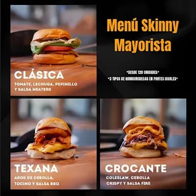 Hamburguesa extra (sólo sobre 300)