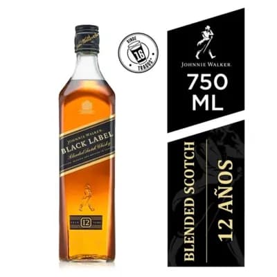 Whisky Johnnie Walker Etiqueta Negra