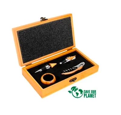 Set de vino de Bammboo