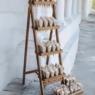 Repisa porta conos de petalos