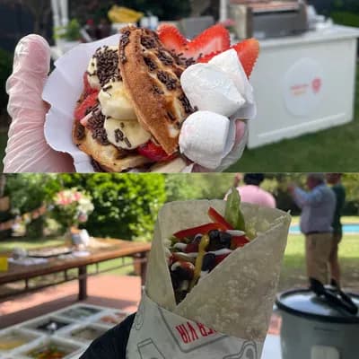 60 Fajitas + 60 mini waffles