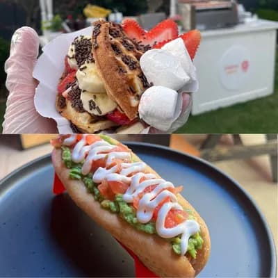 80 Italianos + 80 mini waffles