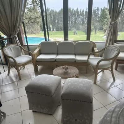 Lounge Blanco madera