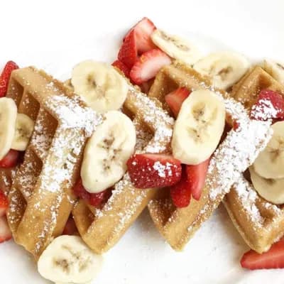 Waffles sin lactosa