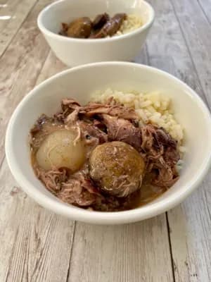 Coq au vin (pollo al vino)