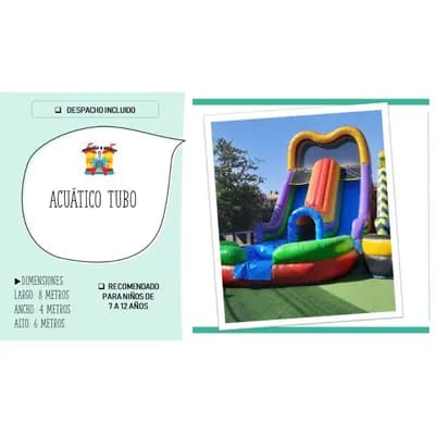 Inflable acuático Tubo