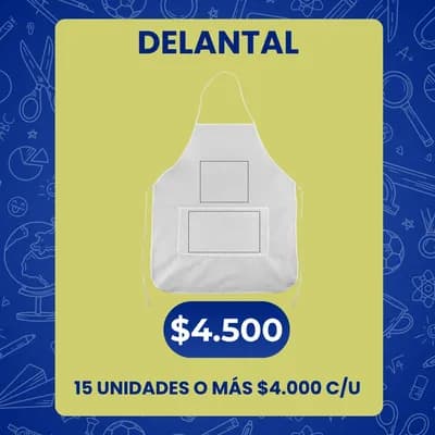Delantales 1-14 unidades
