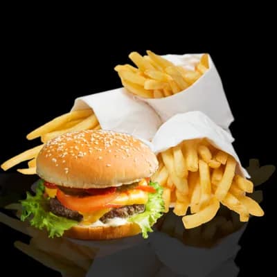 50 Arma Tu Hamburguesa + 50 Papas Fritas