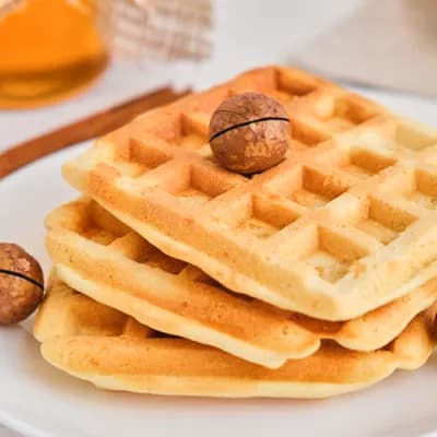 Waffles sin azúcar