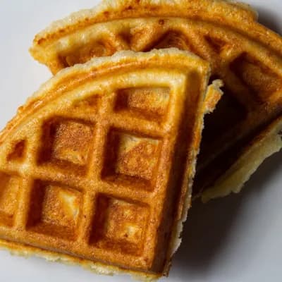 Waffles sin azúcar