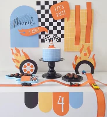 Decoración personalizada mesa estilo minimalista