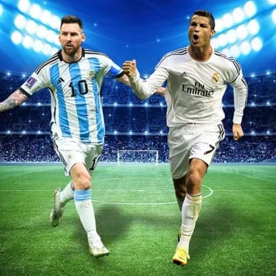 Messi o Cristiano tamaño real