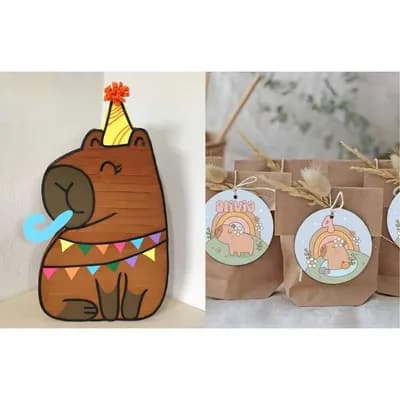 Pack Capibara 30 sorpresas + piñata