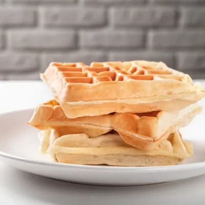 Waffles sin lactosa
