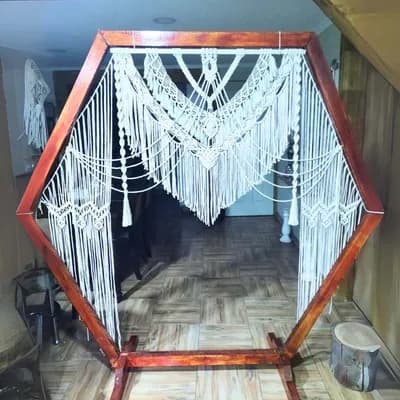 Arco exagonal Macrame