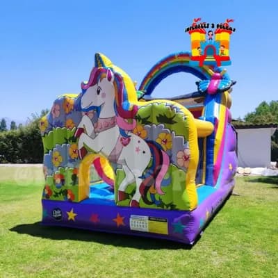 Tobogán Inflable Unicornio
